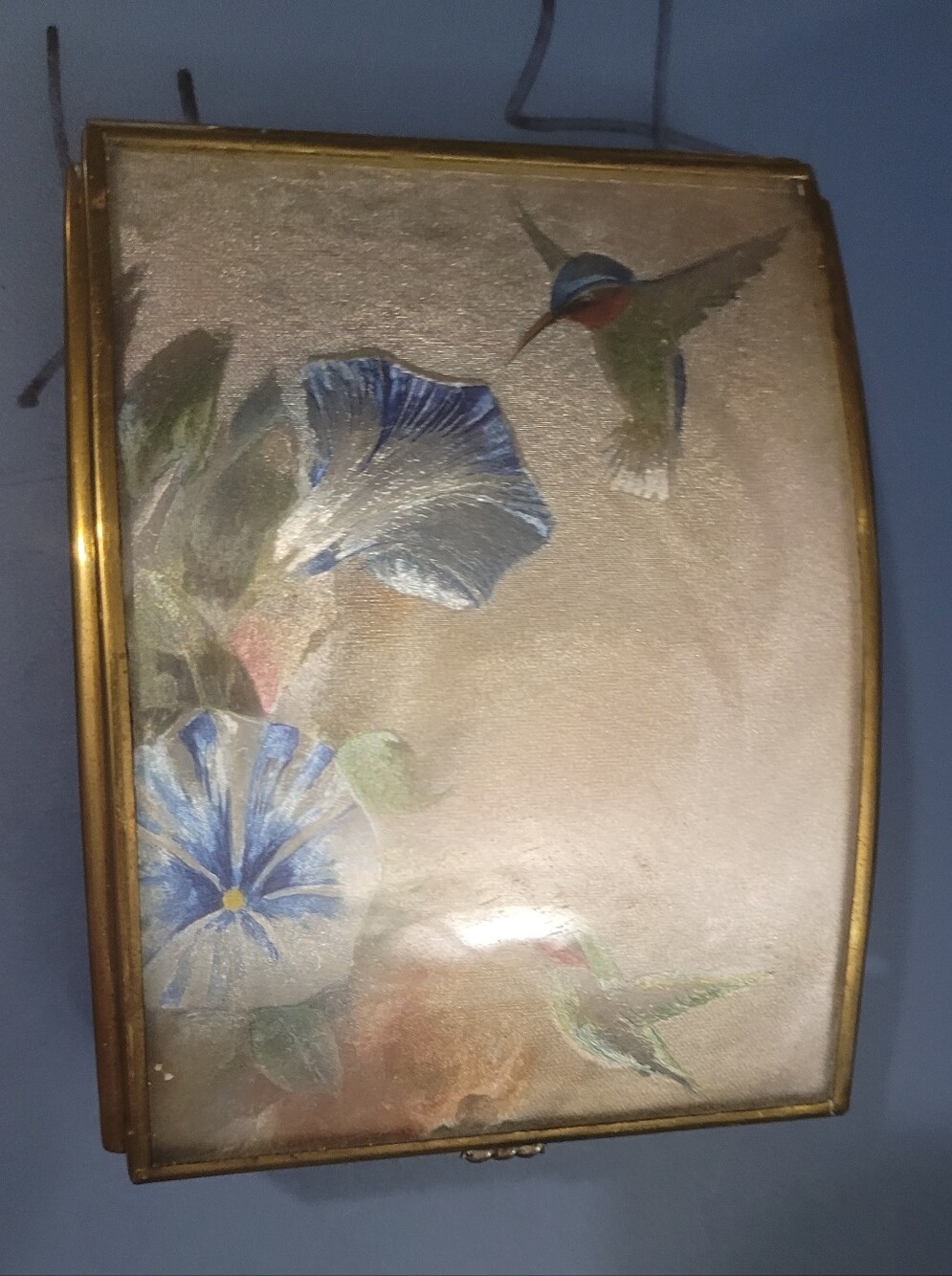 Via Vermont Trinket Box Musical Hummingbird Design